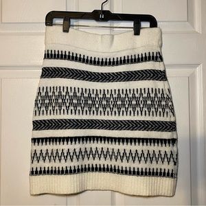 Loft Sweater Mini Skirt Size M